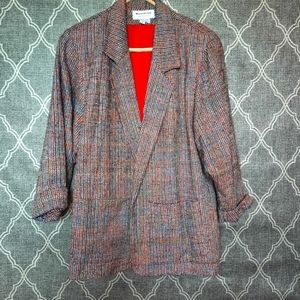 Vintage Limited Edition SILK Oversized Blazer SM.